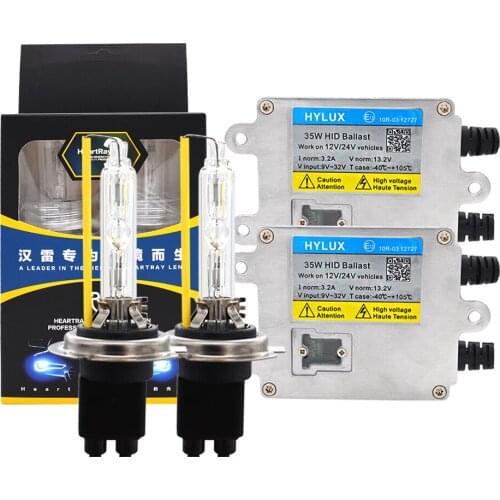 AC 12V 24V 35W Fast Bright H1 H7 H11 HB3 HB4 D2H Xenon HID Kit 4500K 5500K 6500K HeartRay HID Xenon Bulb Hylux A2088 HID Ballast