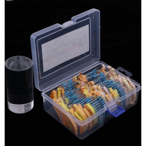 1100x Resistor Kit Assortment 0.1-10M Compliant (110Values X 10Pcs)