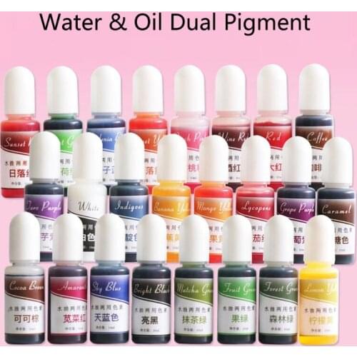 24 Colors Natural Bath Bomb Soap Dye Food Grade Skin Safe Bath Bomb Slime Resin Colorant Pigment Food Dye Set Art Craft