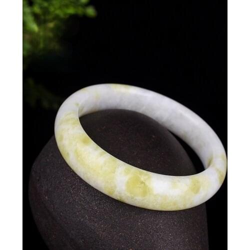 Natural Genuine White Jade Bracelet Bangle Chinese Hand-Carved Fashion Charm Jewellery Accessories Amulet Men Women Lucky Gifts