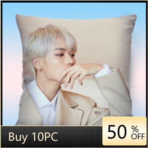 Idol trainee Lin Yanjun Pillowcase Star Surrounding Same Sofa Cushion Cover Cojines Decorativos Para Sofa Home Pillow Cover