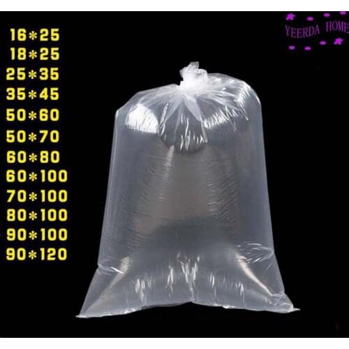 Wholesale proof Bags Transparent Plastic Bags Include Thicker Large Bags, Super Large Bags, Film Bags, PE Flat Moisture Bags