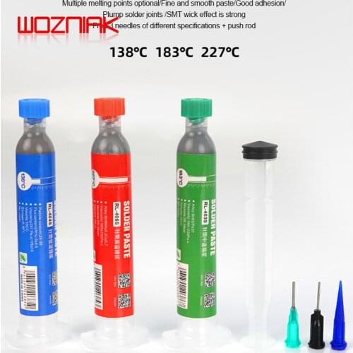 RELIFE Soldering Paste Lead-Free Low Medium High Temperature Solder Paste PCB Repair Welding Flux For PCB BGA Repair Tools