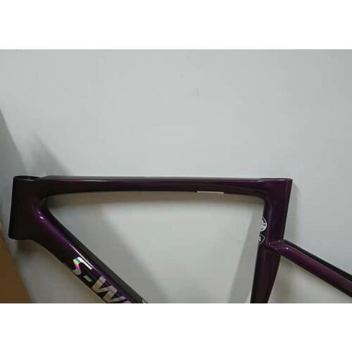 NEW road bike carbon frame Sagan rainbow color road bicycle carbon frame group with handlebar stem disc brake carbon road frame