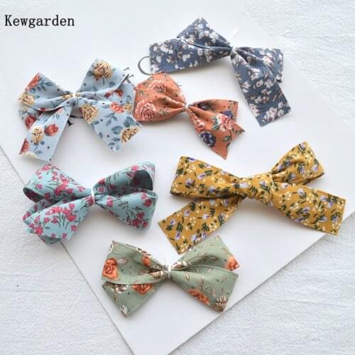Kewgarden DIY Hairbow Tie Brooch Accessories 1" 25mm Floral Fabric Ribbons Handmade Tape Flower Packing Webbing 10 Meters