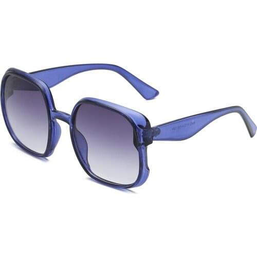 Thick Transparent Frame Big Oversized Square Sunglasses Women Men