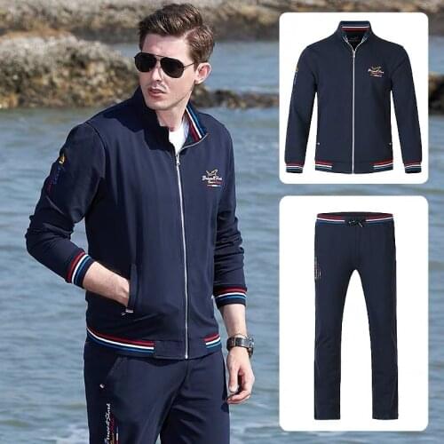 NEW Men Tracksuit Top Quality Sport wear Sets Men Jogging Suit 2pieces loos Keep Basball Fashion Casual Style Jumping runing big