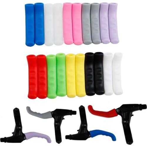 2PCS Silicone Gel Brake Handle Cover Mountain Road Bike Brake Handle Lever Cover Cycling Protection Cover Protector Sleeve MTB