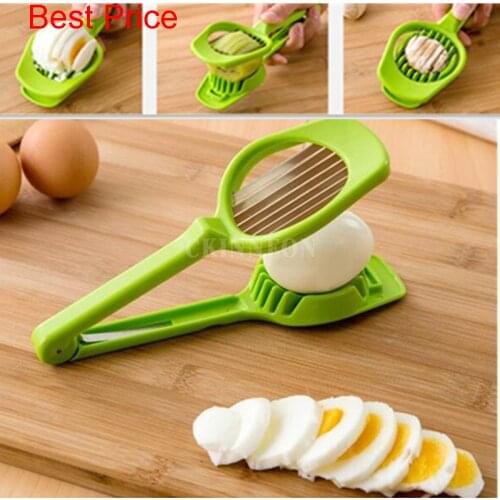 200Pcs/Lot Egg Slicer Section Cutter Mushroom Tomato Cutter Multifunction Kitchen Cooking Tool Gadgets Salad Tool