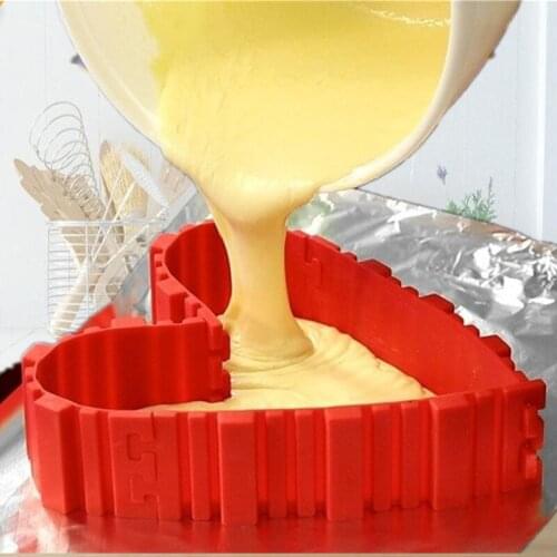4Pcs/Set Magic Cake Mold Silicone Puzzle Baking Molds Multi Style Bread Mould Baking Tools Kitchen Accessories