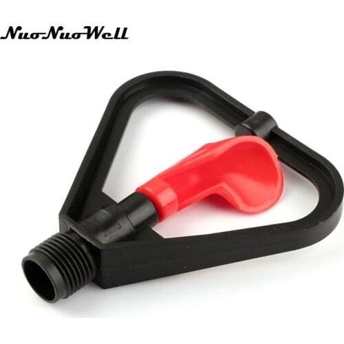4pcs NuoNuoWell 1/2" Male Thread 360 Degree Rotating Nozzle Sprinklers Greenhouse&Lawn&Nursery Sprinkling Irrigation Sprinklers