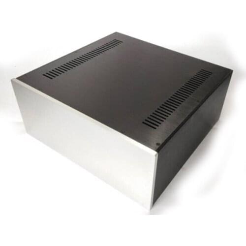 4318 Full aluminum chassis Preamplifier box Power amplifier case size 430*180*410MM