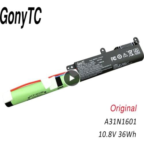 GONYTC A31N1601 Battery for ASUS F541UA R541UA R541UJ R541UV X541SA X541SC X541 X541U X541S X541U X541UA X541UV A31LP4Q