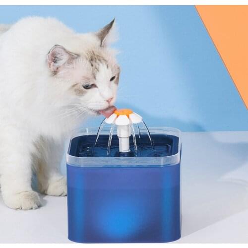 Automatic Cat Water Fountain Silent Drinking Water Dispenser With LED Night Light Green Pet Dog Drinking Bowl Drinking Dispenser
