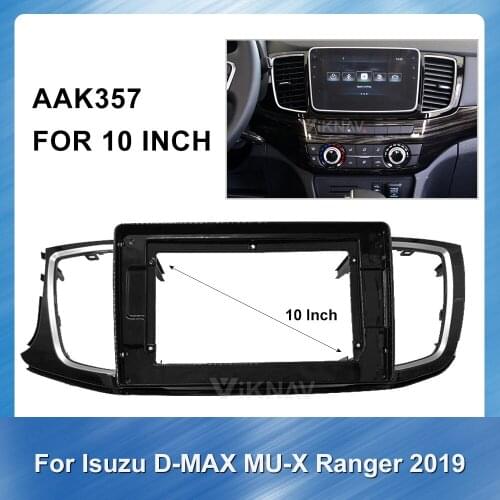 2DIN Car Stereo DVD Radio Fascia for ISUZU D-MAX MU-X ranger 2019 Audio Player Panel Adapter Frame Dash Mount Installation Kit