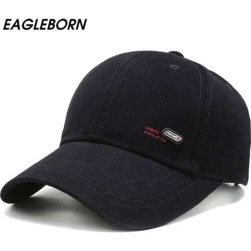 New Men Baseball Hat Cotton Women Baseball Cap Fashion Black Gray Solid Dad Hat Snapback Hats Simple High Quality Brown Hat Caps