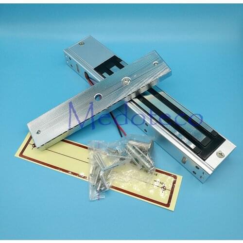 Access Control Electric Magnetic Door Lock 280KG (600lbs) 12V Electric Lock Holding Force High Quality Power on to Lock