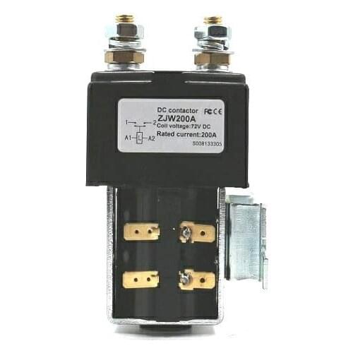 MAIN CONTACTOR ZJW DC 200AMPS for Electric Vehicles Electric Forklift Or Tractor
