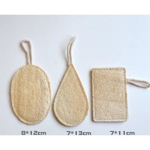 Natural Loofah Luffa Sponge Dish Cleaning Brush Scrubber Kitchenware Cleaner Dishwashing Loofahs Scrub Pad