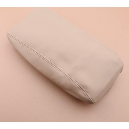 PU Leather Center Console Armrest Lid Cover Beige Fit For Jeep Grand Cherokee 2011 2012 2013 2014 2015 2016 2017 2018 2019