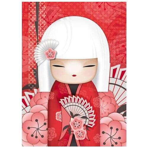 European Style 5D Square Diamond Embroidery Cartoon Cross Stitch Portrait Home Decorative Diamond Painting Mosaic Square Crafts