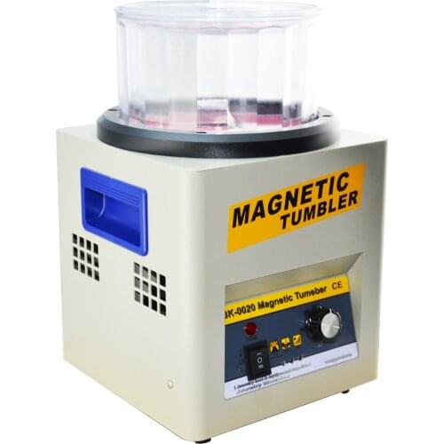 KT-185 600g Capacity Jewelry Magnetic Tumbling Tumbler Polishing Grinding Finishing Machine For Jewelry Tools