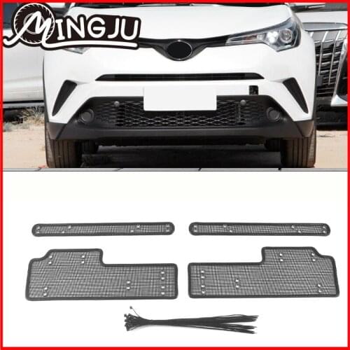 Car Styling Insert Net Insect Screening Mesh Cover Trim Protection Covers For Toyota C-HR CHR 2016 - 2021 Metal Accessories
