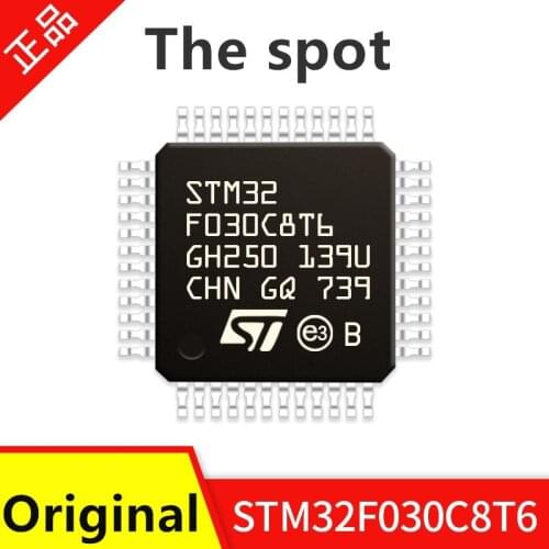 STM32F030C8T6 New and original K6T6 CCT6 R8T6 RCT6 C6T6 IC chip STstmicroelectronics MCU microcontroller IC chip integrated cir