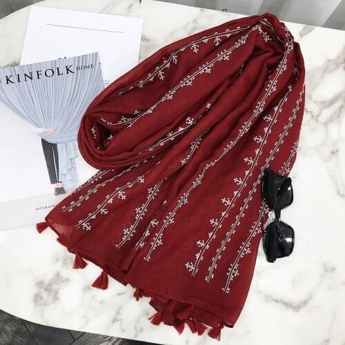 Fashion new Muslim hijab women scarf/scarves wraps foulard viscose luxurious flower print bandana fast shipping 10pcs/lot