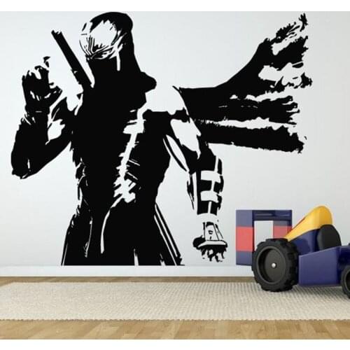 Kendo Sticker Samurai Decal Ninja Poster Vinyl Art Wall Decals Warrior Decor Mural Kendo Sticker