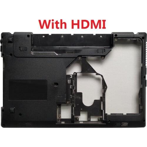 New Laptop Bottom Cover For Lenovo G570 G575 Bottom Case Base Black with "HDMI" Combo