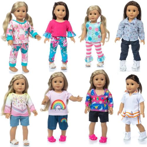 New hot suit series suits Fit For American Girl Doll 18 Inch Doll Clothes , Shoes are not included