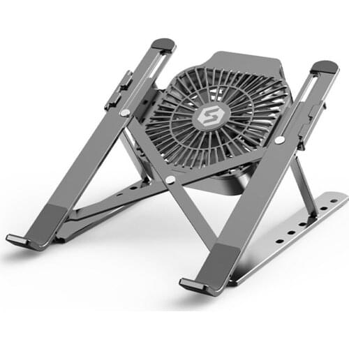 Laptop Stand Tablet Holder Wth Fan Cooler Desktop Suporte Notebook for Samsung Xiaomi HP Dell Asus MSI Macbook Air Pro 11-17
