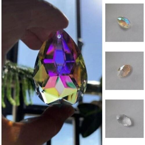Hanging Crystals Prism For Decoration Catcher Rainbow Parts Chandelier Party Decoration Garden Wedding Home I8V0