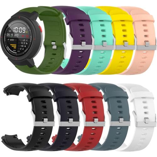 Watchband For xiaomi Huami amazfit verge 3 Silicone Watch Band Sports Strap For Huami Amazfit Verge Youth Watch A1808Bracelet