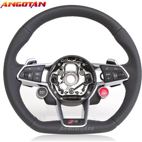 Full Perforated Leather Steering Wheel For Audi R8