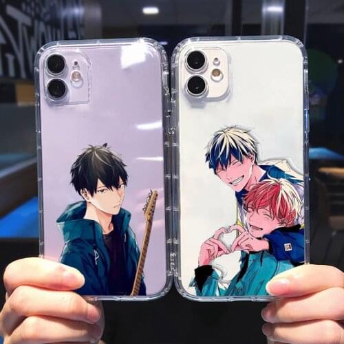 Cartoon cute Given Yaoi clear Phone Case Transparent for iPhone 6 7 8 11 12 s mini pro X XS XR MAX Plus cover funda shell