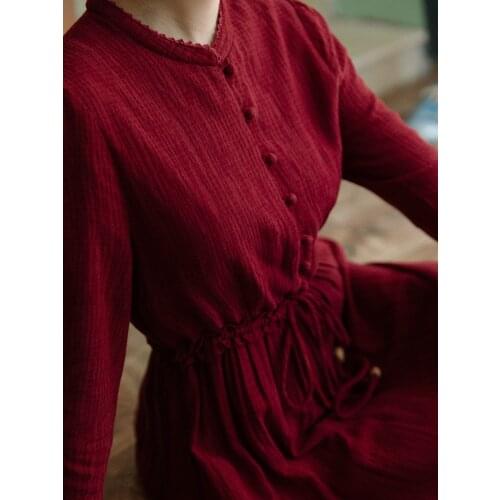 SWEETXUE Spring And Autumn 2021 New Atyle Elegant Red Chic Party Vintage Dress Female vestidos