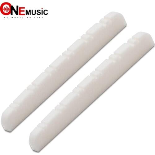 New Slotted Real Bone 12 String Guitar Nuts For Electric Guitar 48x3x5.5mm