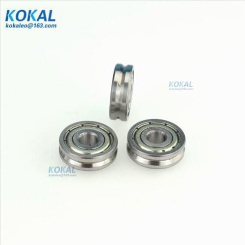 [V0516-5]1PCS high loading ball bearing roller 625VV 0516V 5*16*5mm V concave flute 3D printer bearing roller wheel