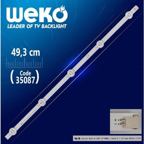 47 V14 DRT REV0.2 1 L2-TYPE - 5 LED 49.3 CM - (WK-843)