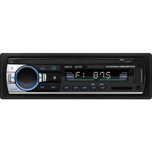 Car Radio 1DIN 12V Autoradio Bluetooth Car Stereo In Dash MP3 Player Aux Input USB FM Radio Receiver