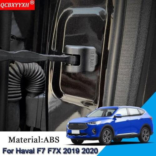 Car Styling ABS Car Door Lock Protective Covers Door Check Arm Protector Auto Decoration Accessories For Haval F7 F7X 2019 2020