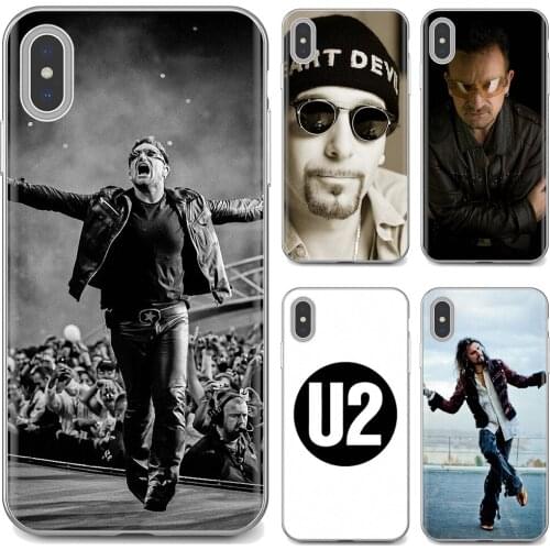 Bono U2 Band For iPhone iPod Touch 11 12 Pro 4 4S 5 5S SE 5C 6 6S 7 8 X XR XS Plus Max 2020 Phone Cover Bag