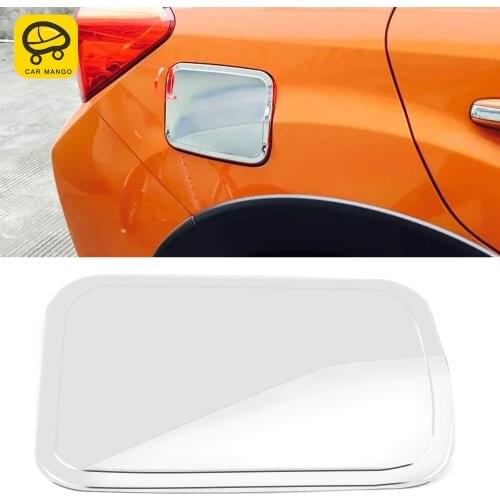 CarMango for Subaru XV Crosstrek 2013-2017 Car Accessories Fuel Oil Gas Tank Cap Trim Chrome Pad Cover Frame Sticker Decoration