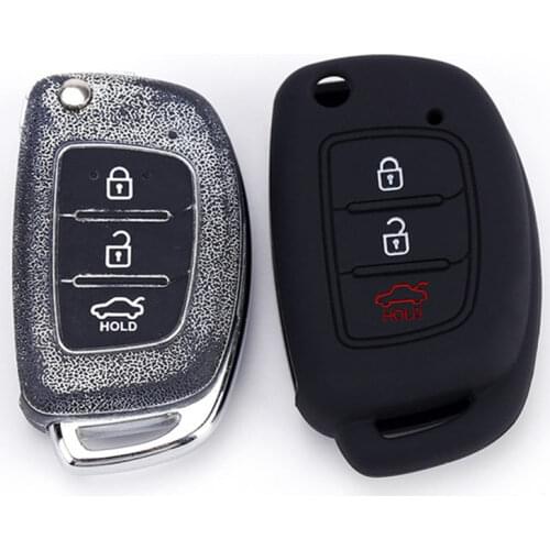 Car Key Case Cover For Hyundai IX35 i20 I10 I30 Tucson Creta IX20 IX25 Sonata Verna Solaris Santa Elantra Mistra HB20 Keychain