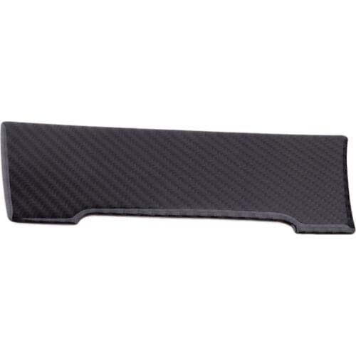 Black Carbon Fiber Console Cigarette Lighter Cover Trim Fit For VW Golf 7 2013 2014 2015 2016 2017