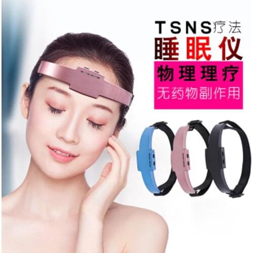Electric Head Massager Acupuncture Sleep Aid Help Sleeping Instrument Relieve Headaches & Pressure Insomnia Therapy Device