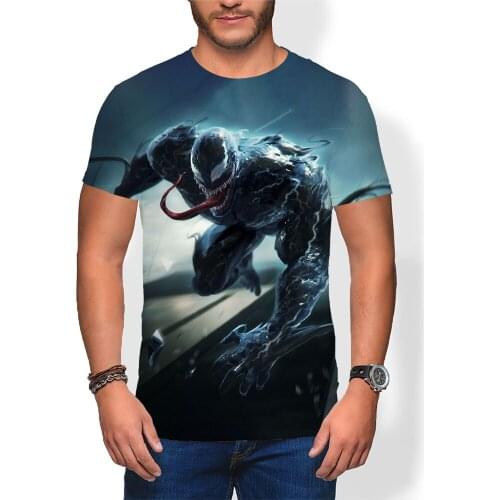 T Shirt For Men 3D Printed Venom Movie Streetwear Cool Women Clothing Summer Harajuku Short Sleeves Kids T-shirt