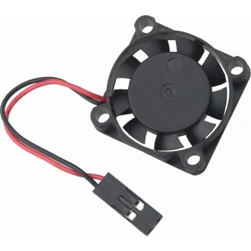 Gdstime 10 Pcs DC 5V Dupont Connector 25mm x 7mm 2507 Blushless Cooling Fan 25x25x7mm Axial Flow Small Mini Cooler 2.5cm